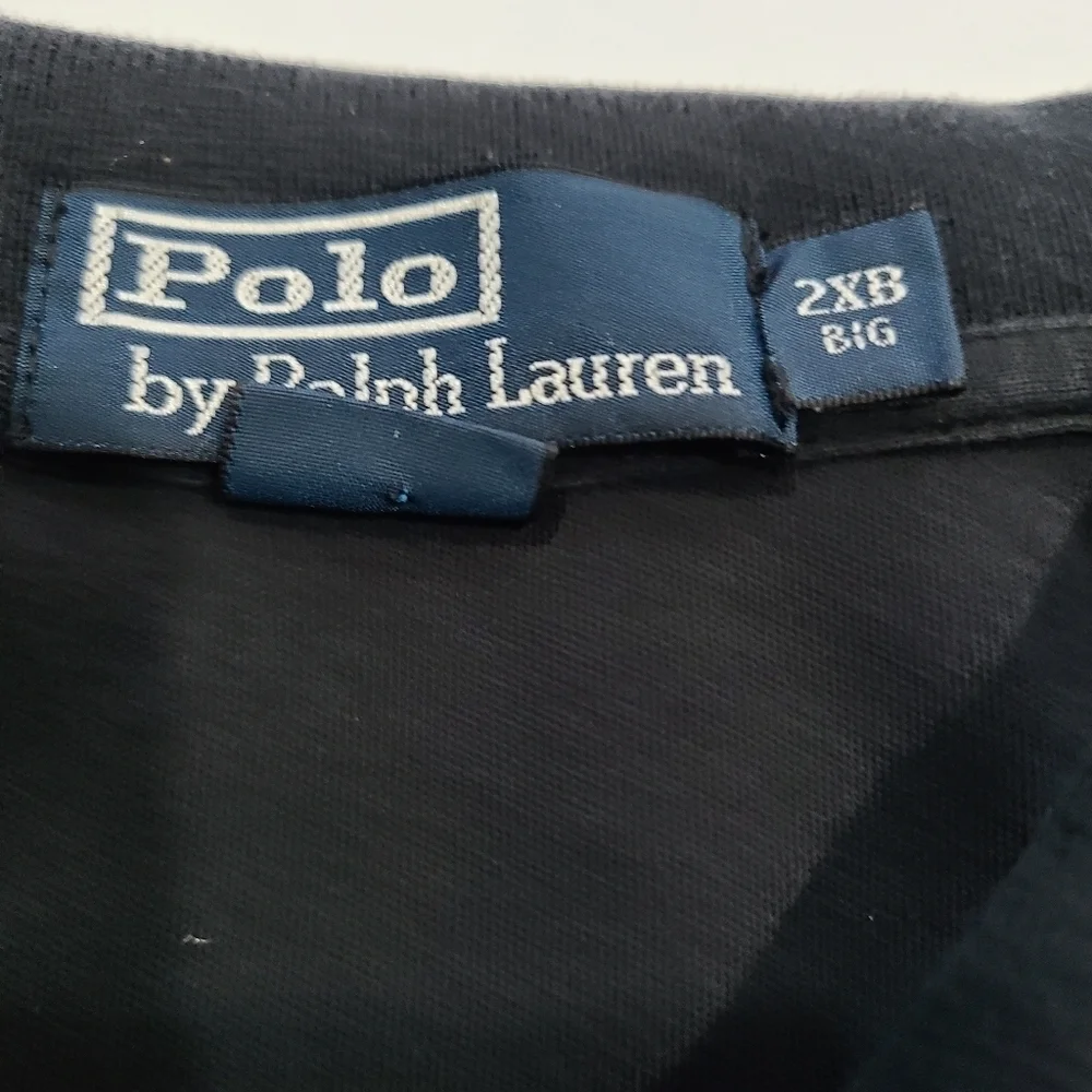 Polo by Ralph Lauren Men's Black Polo Shirt size 2XL